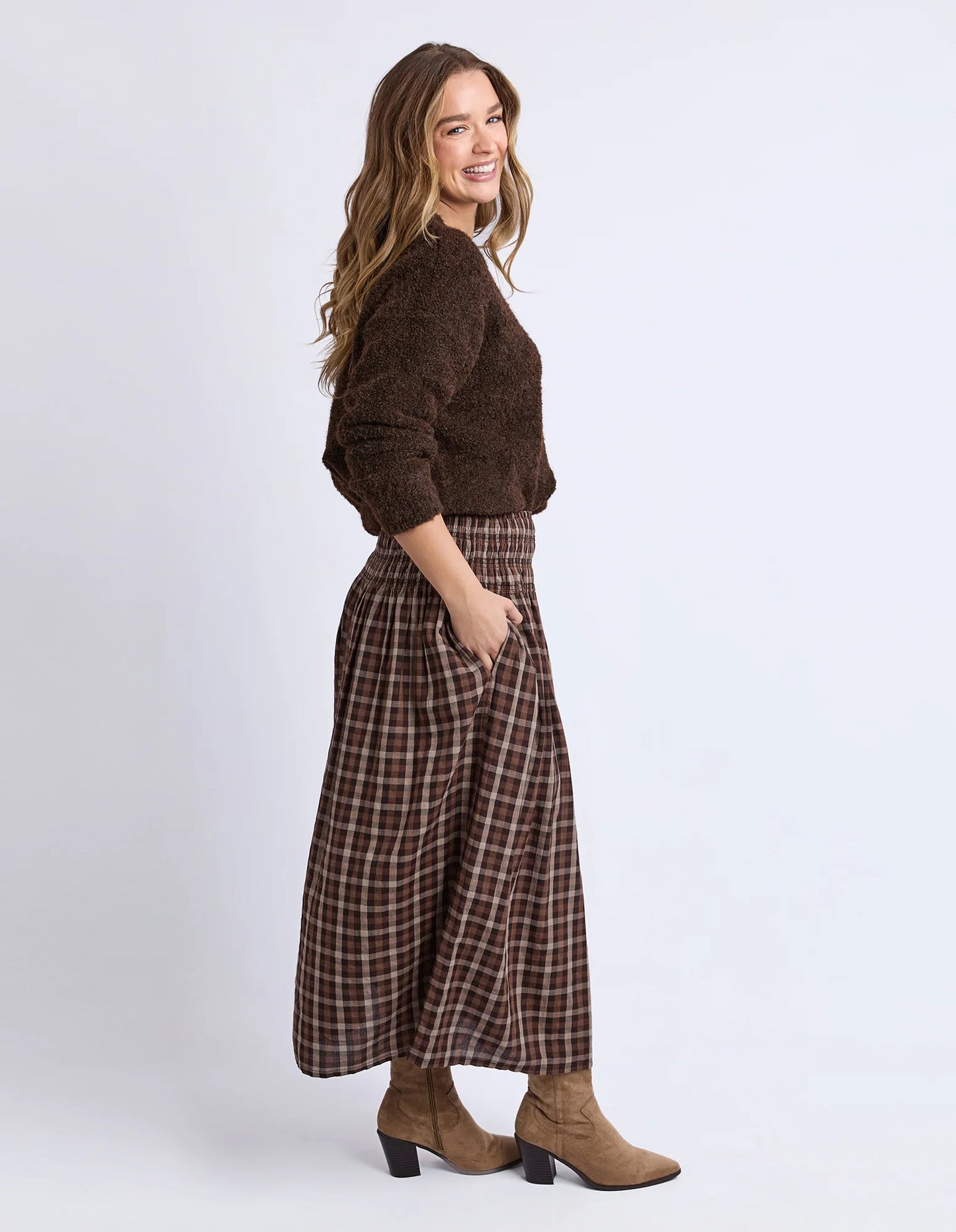 Foxwood Coco Check Skirt