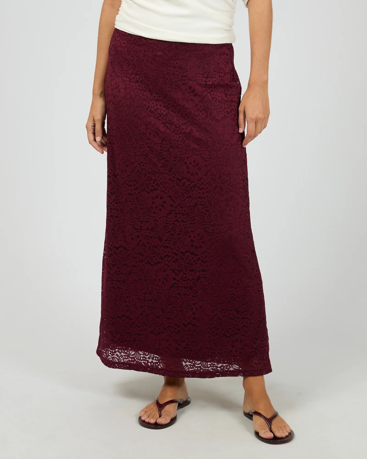 All about Eve Zea Lace Maxi skirt