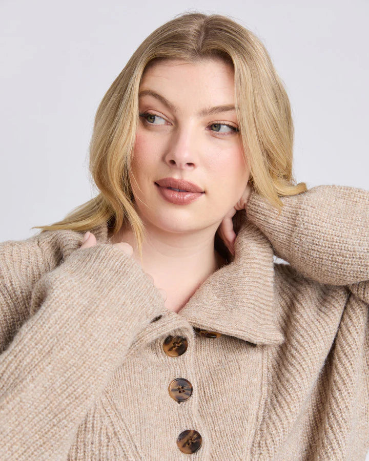 Elm Bron Button Knit