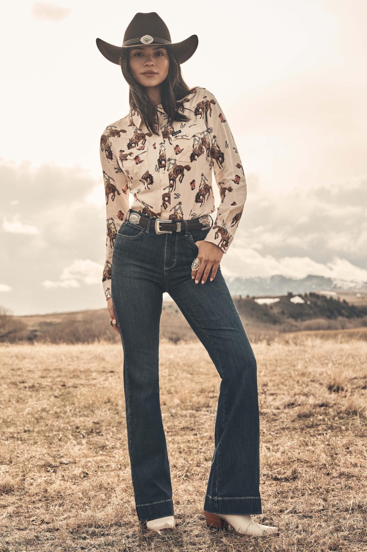 Wrangler Women's Hi Rise Trouser Bespoke