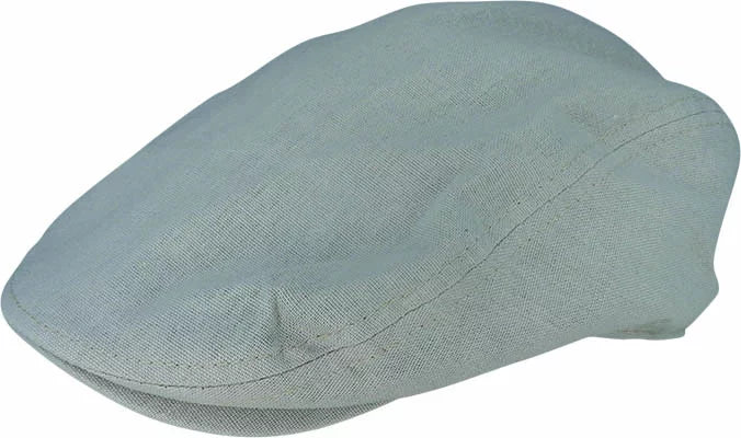 LINEN BLEND FLAT CAP