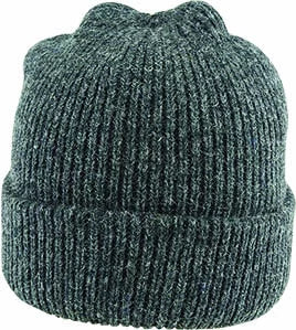 Fishermans Rib Double Knit Ragg Wool Beanie