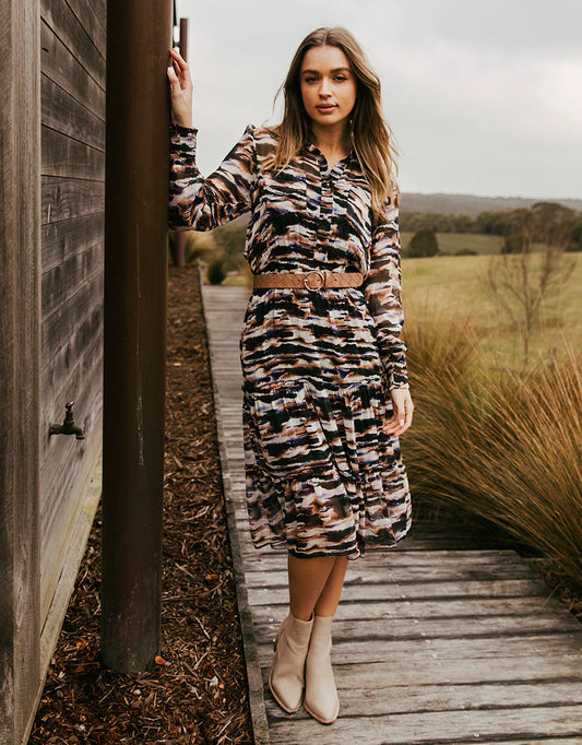 Foxwood Mala Abstract Dress
