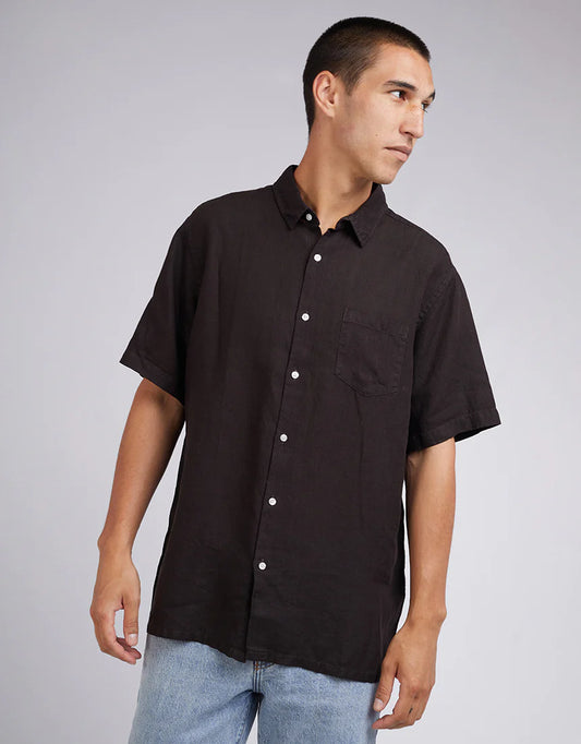 Silent Theory Linen Short Sleeve Shirt