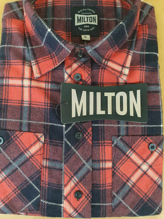 Milton Ladies Flannelette Shirt