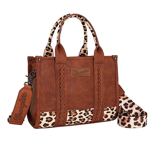 Wrangler Leopard Print Crossbody Bag