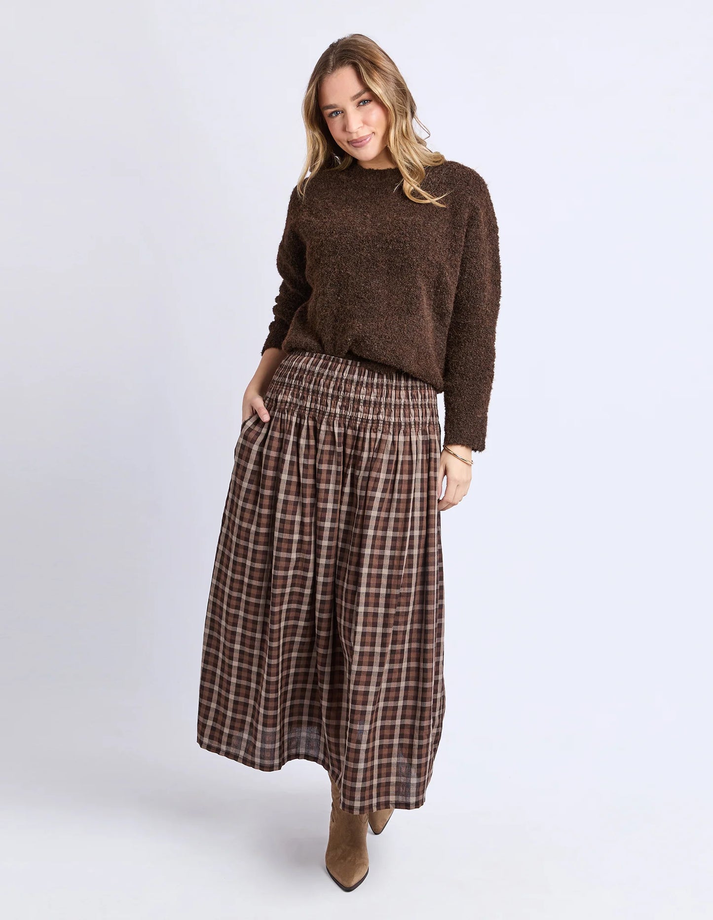 Foxwood Coco Check Skirt