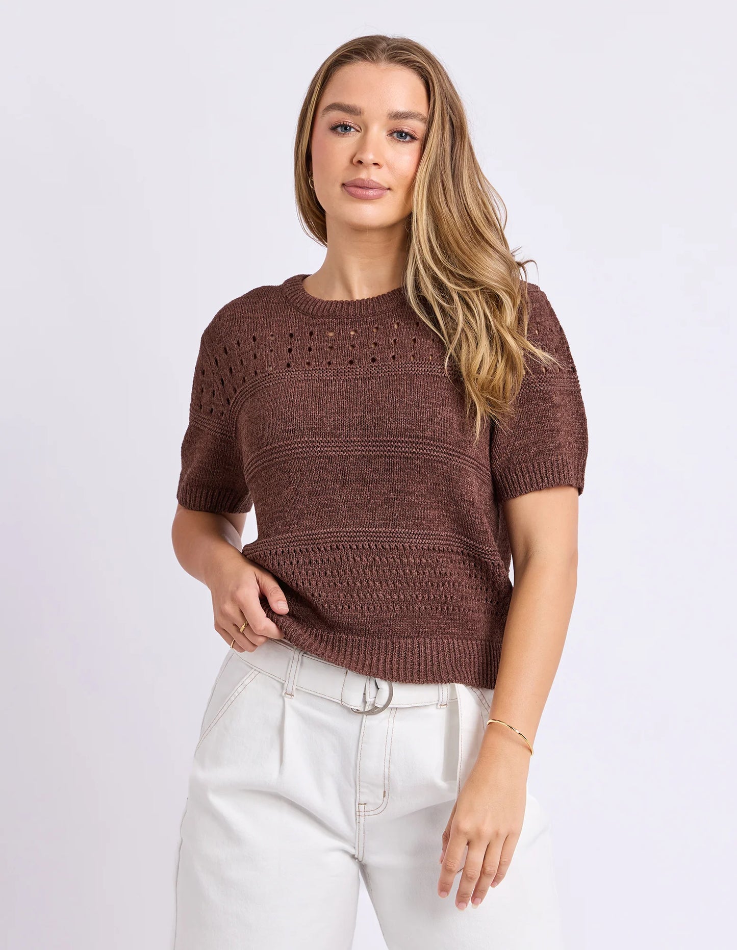 Foxwood Sable Knit Top