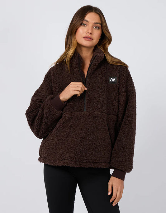 All about Eve Amara Quarter Zip Teddy