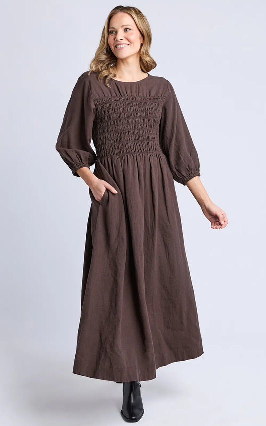Elm Nora Shirred Dress