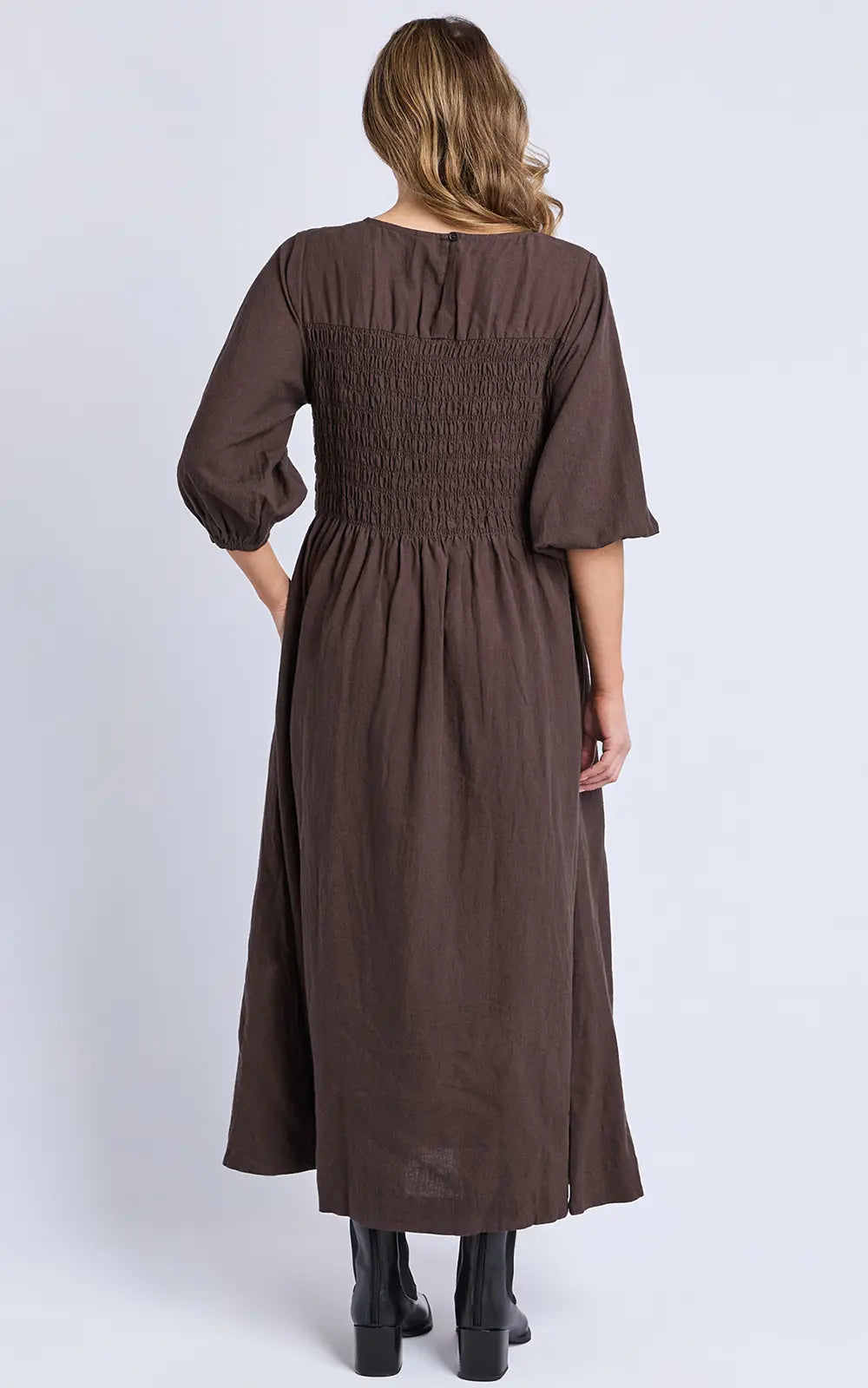 Elm Nora Shirred Dress