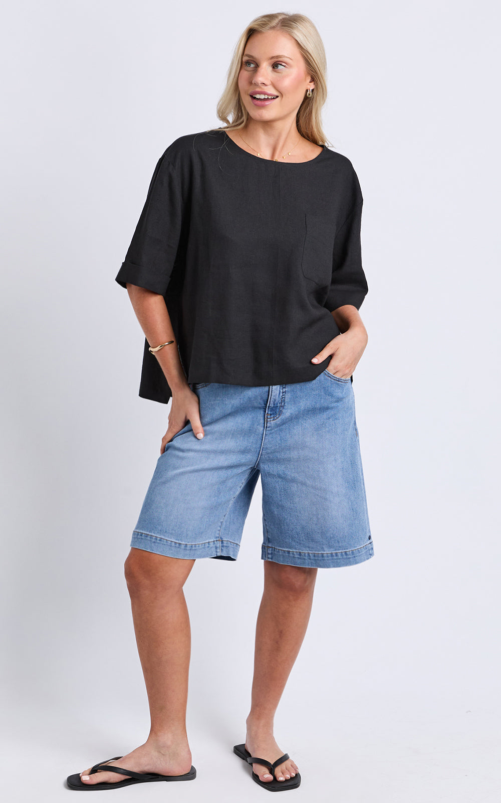 Elm Tilly woven Tee