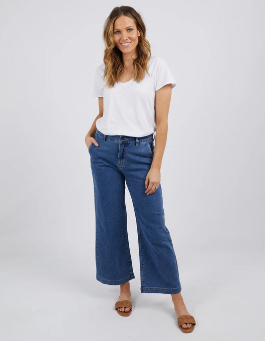 Elm Izzy Wide Leg Denim Jean