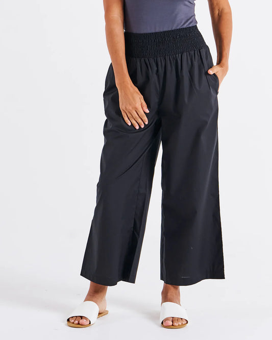 Betty Basics Sevilla Wide Leg Cotton Pants