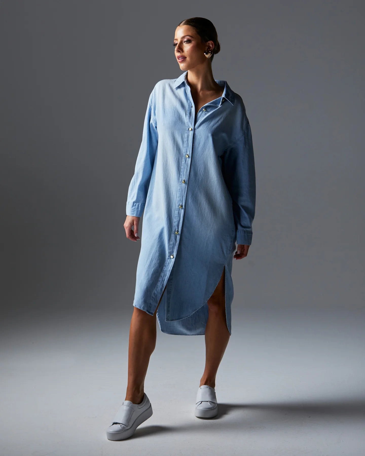 Fate and Becker Flight Shirt dress