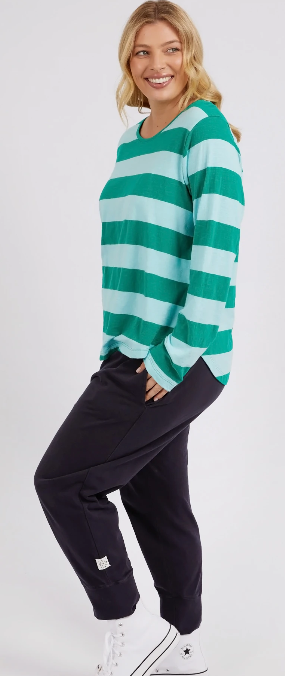 Elm Spritz Stripe L/S Tee