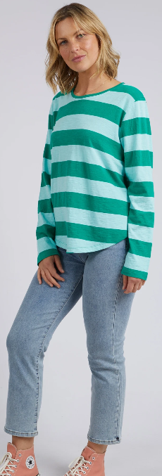 Elm Spritz Stripe L/S Tee