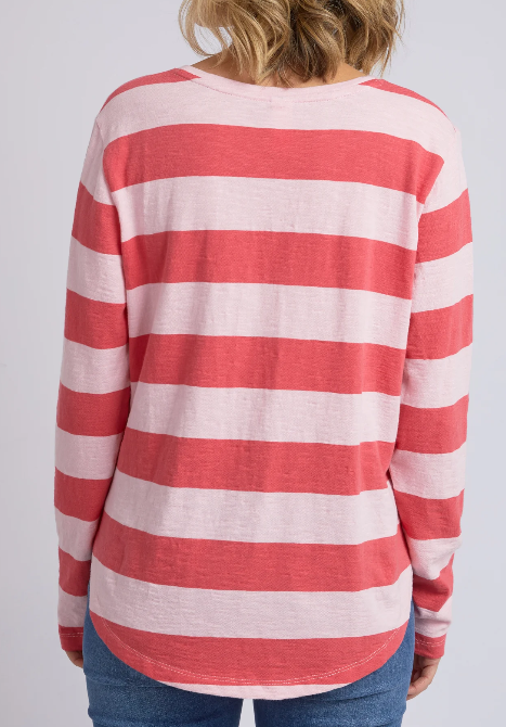 Elm Spritz Stripe L/S Tee