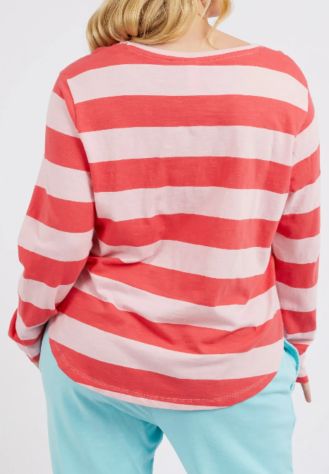 Elm Spritz Stripe L/S Tee