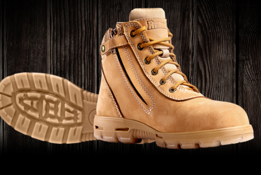 Red Back Cobar Soft Toe zip Boot