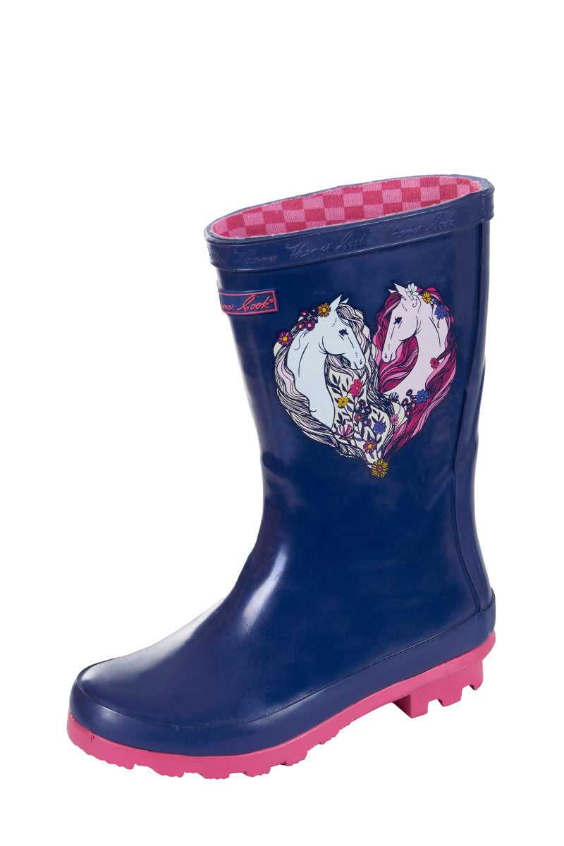 Thomas Cook Kids Horse Heart Gumboots