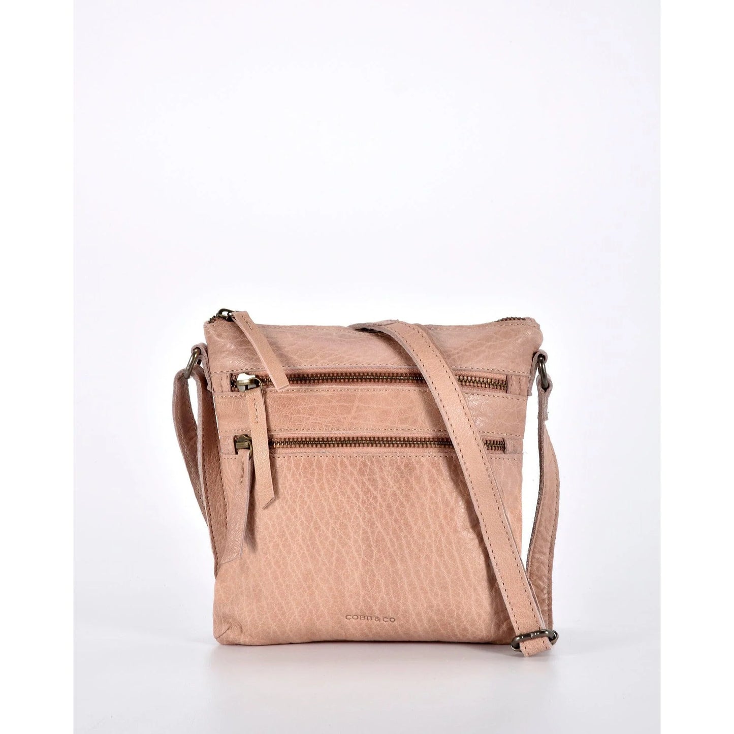 Cobb and Co Barton Leather zipped shoulder Bag