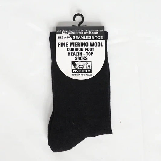 Five Mile Merino Wool Health Top Sock
