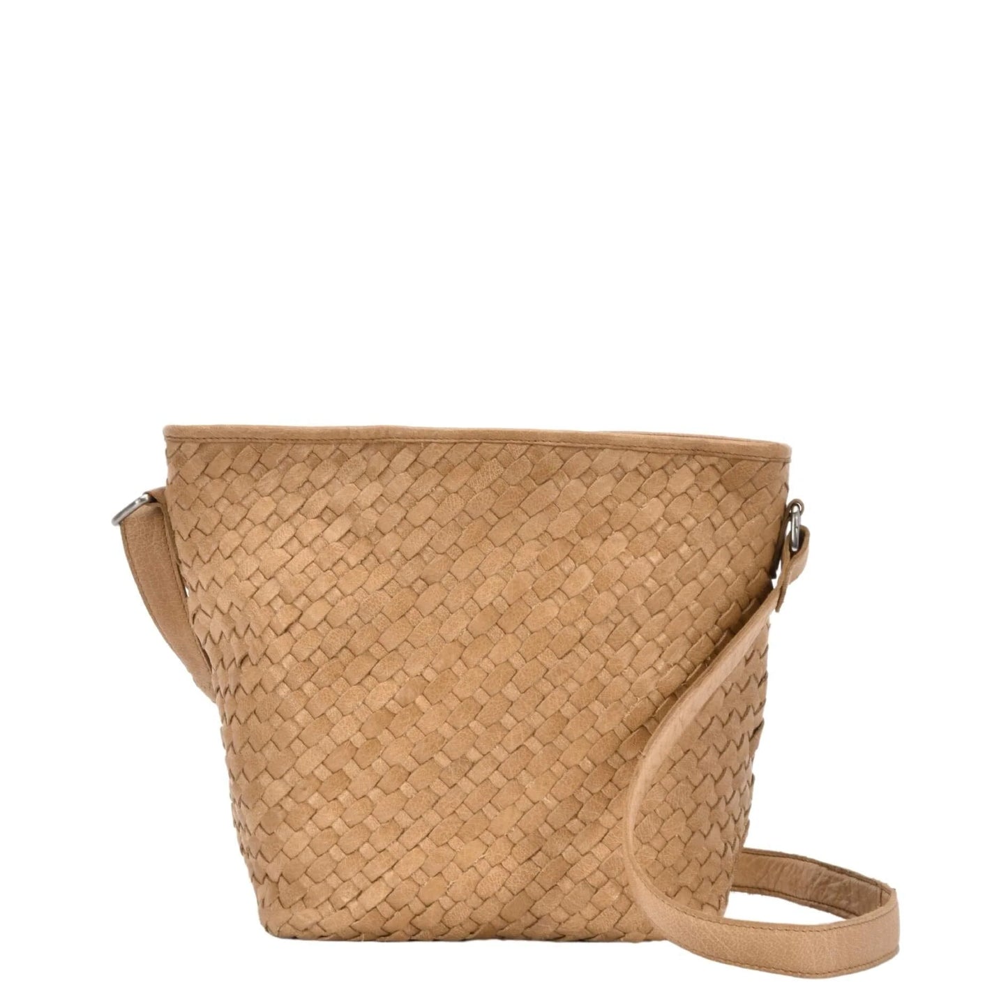 Cobb and Co Canterbury Woven Leather Bag