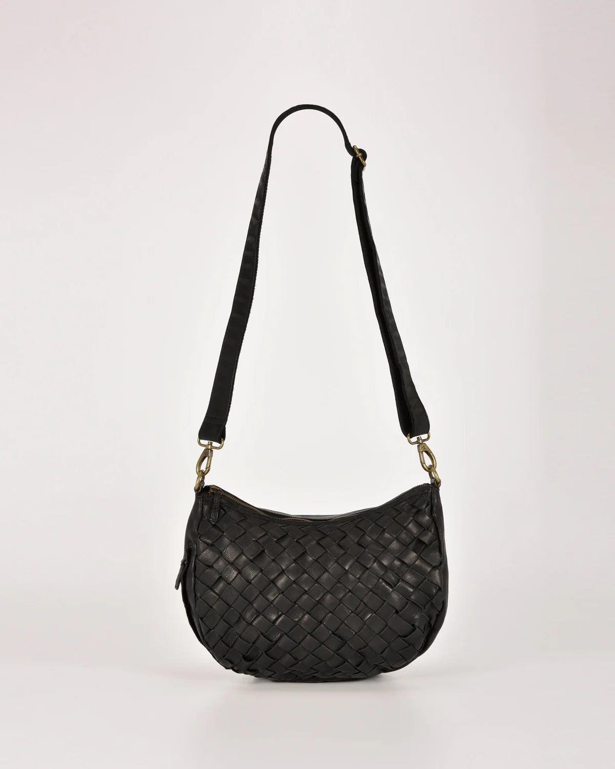 Cobb and Co Highgate Leather Plaited Slouch Bag