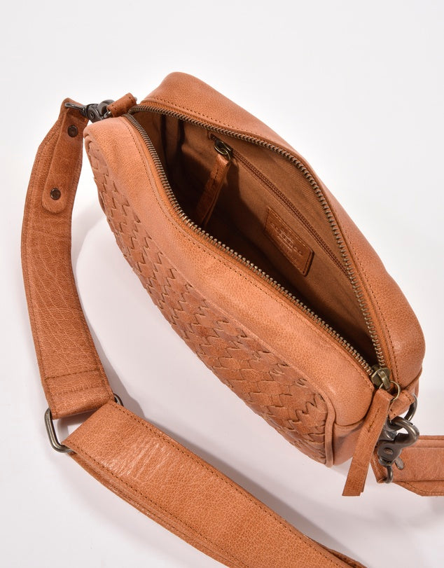 Cobb and Co Millner Woven Leather Bag