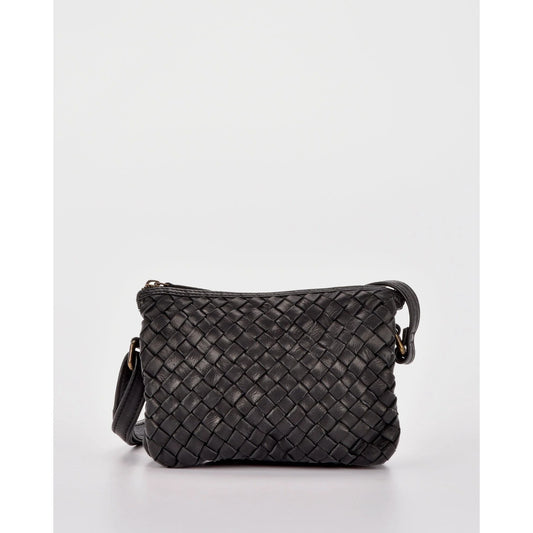 Cobb and Co Leather Plaited Crossbody Bag