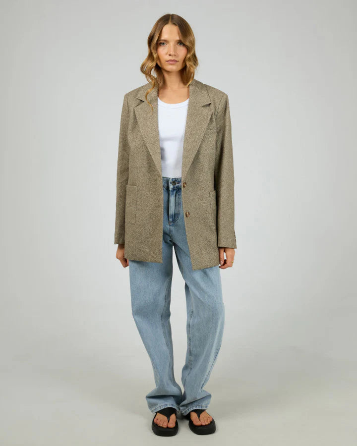 Silent theory Opal Textured Blazer