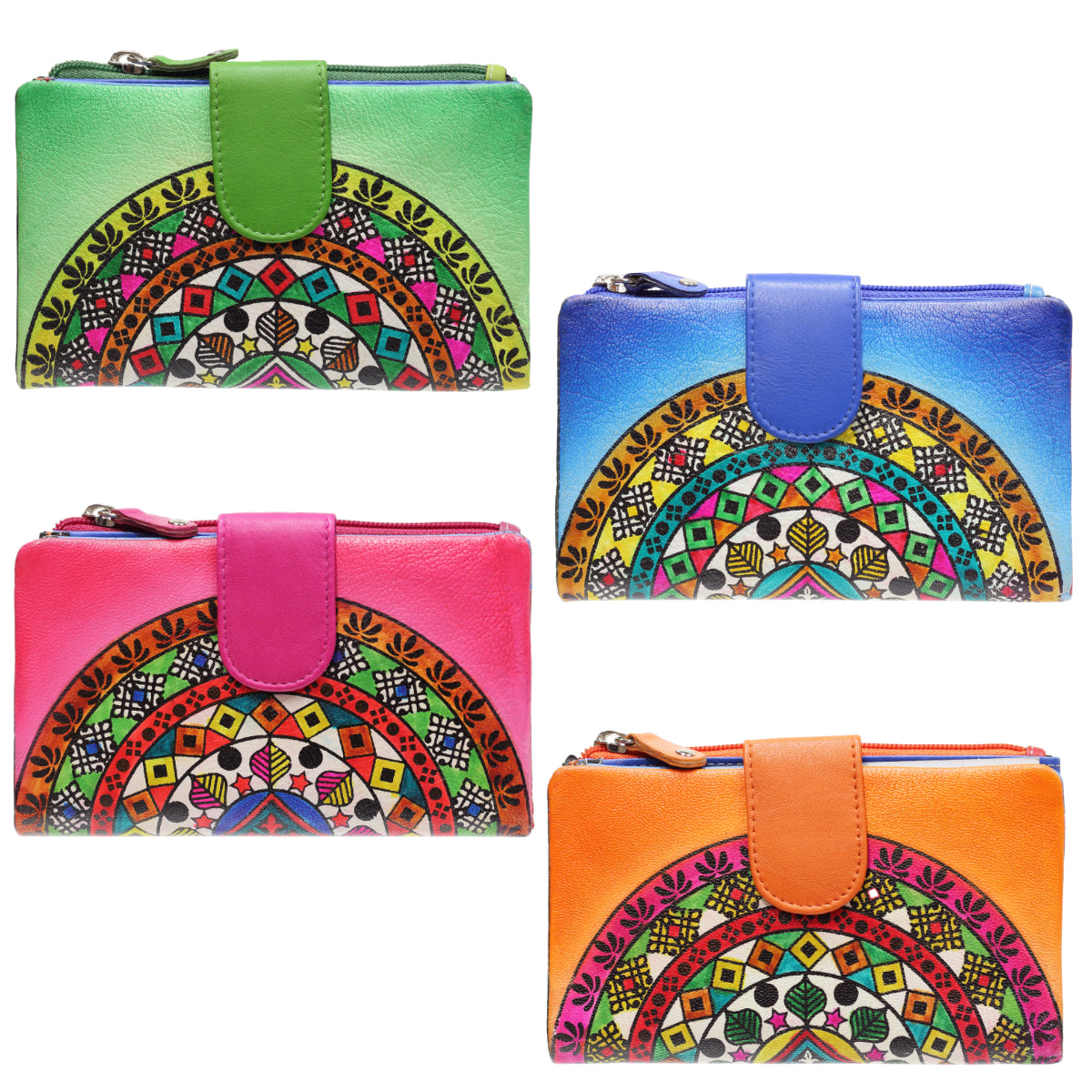 Sassy Duck Mosaic Leather Wallet