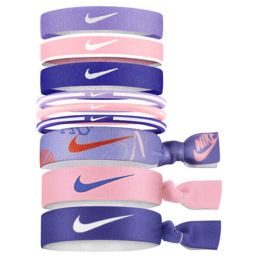 Nike Youth Printed Mixed Ponytail 9Pk